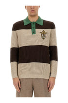 Fendi Men's Jersey Polo Multicolor