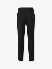 Fendi Men's Kid Mohair Trousers Black, view 2