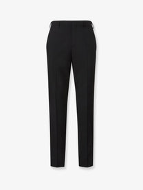 Fendi Men's Kid Mohair Trousers Black