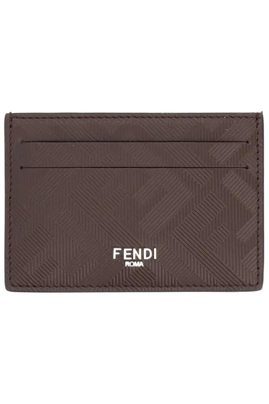 Fendi Men's Leather Card Holder Multicolor