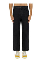 Fendi Men's Long Jeans Black