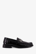 Fendi Men's Missina Leather Loafers Black