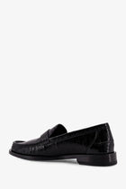 Fendi Men's Missina Leather Loafers Black, view 4