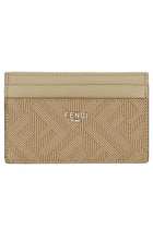 Fendi Men's Shadow Card Holder Beige
