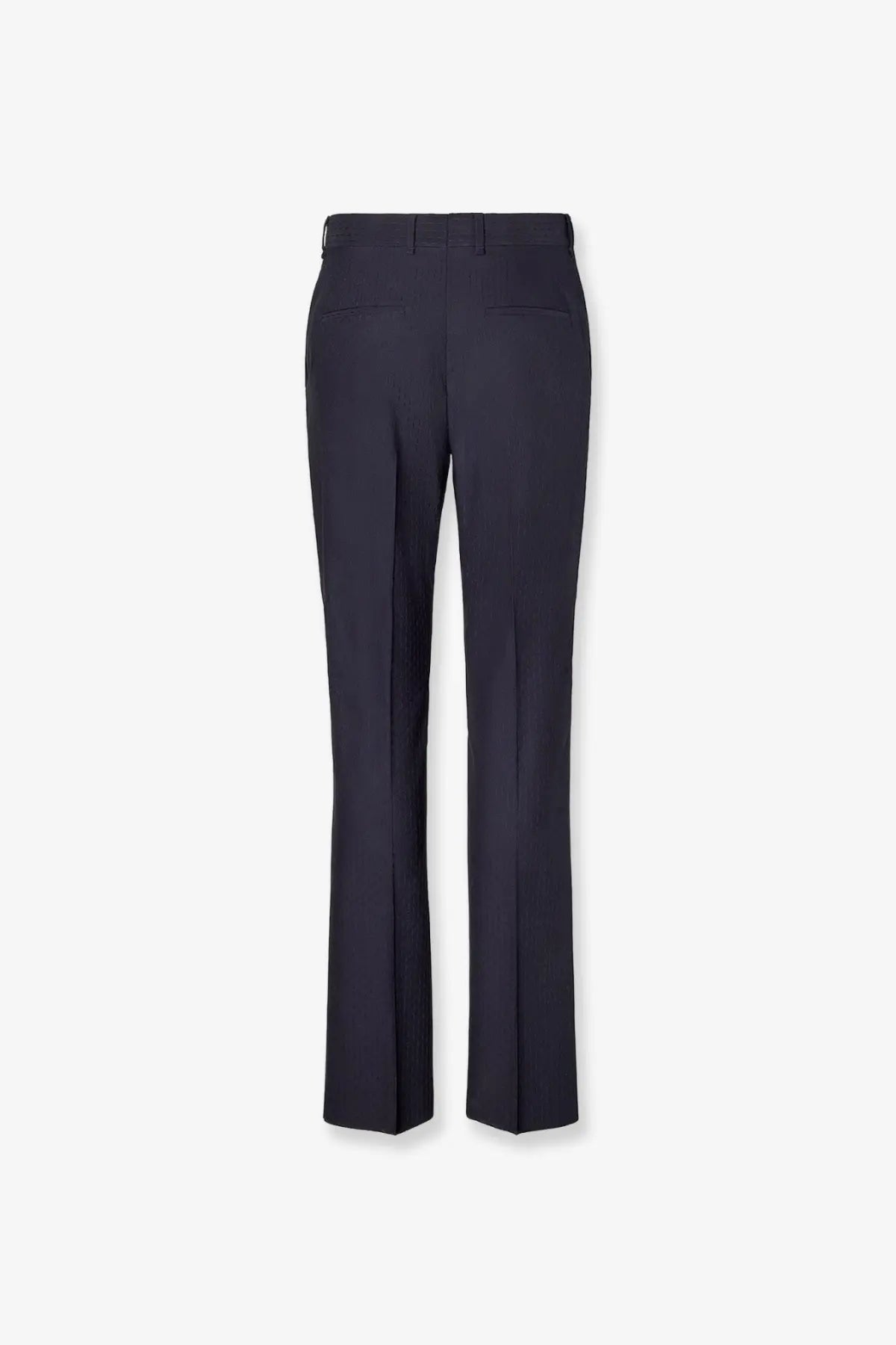 Fendi Men's Trousers Wool Tonal Stitching Grey, view 4