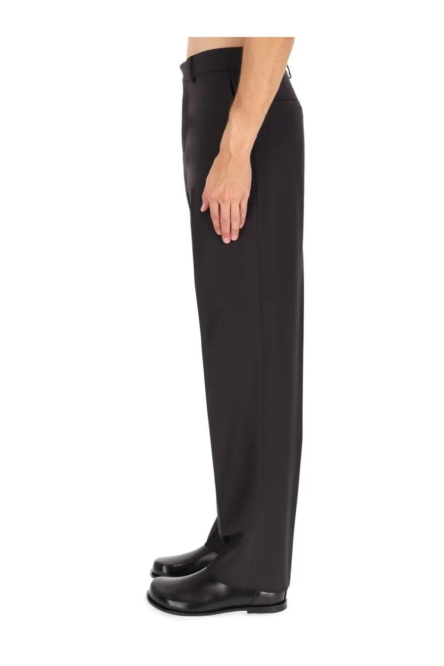 Fendi Men's Wool Blend Pants Brown, view 3