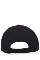 Fendi Men's Wool and Cashmere Baseball Hat Black, view 2