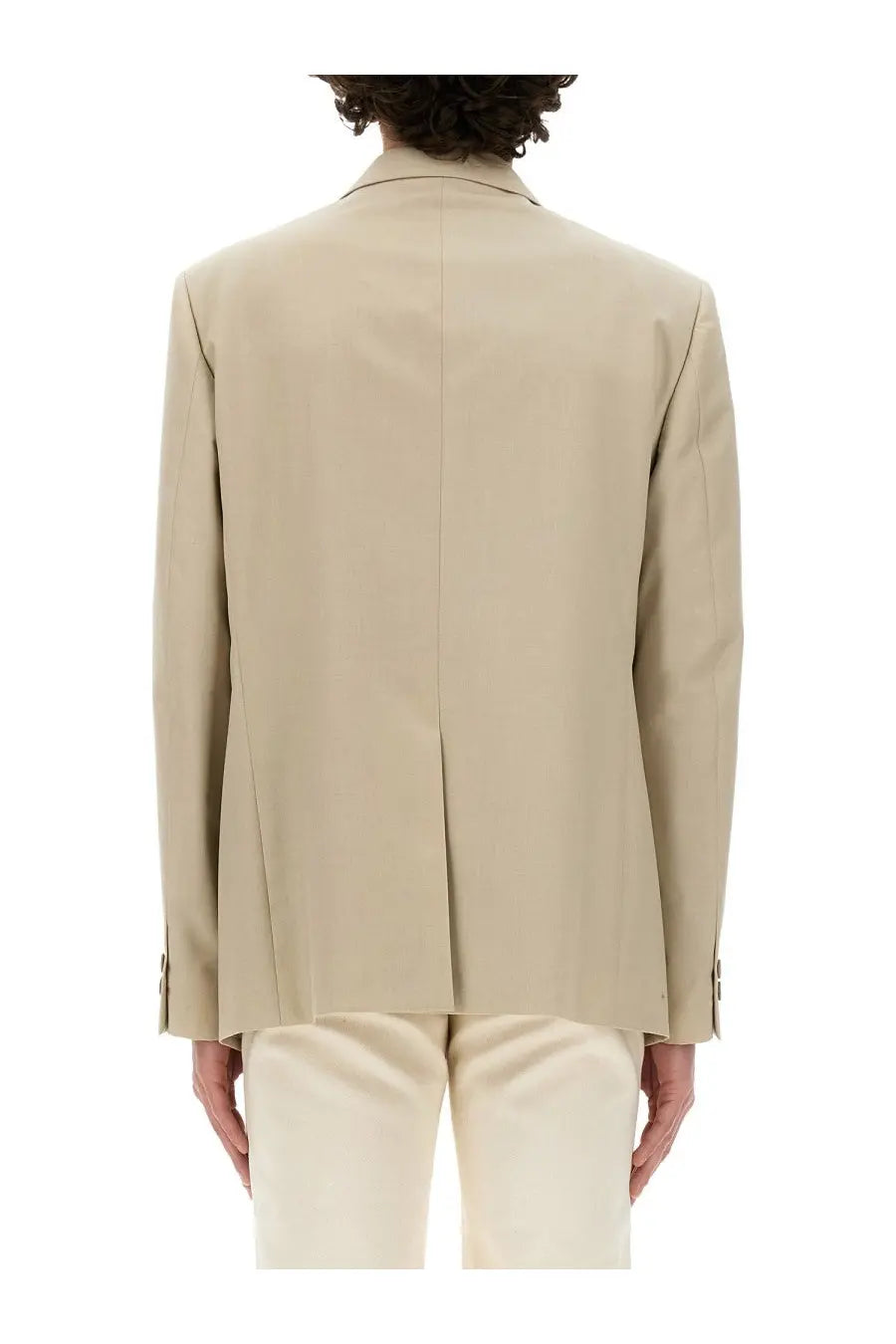 Fendi Men's Wool Jacket Beige, view 3