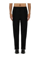 Fendi Men's Wool Pants Black