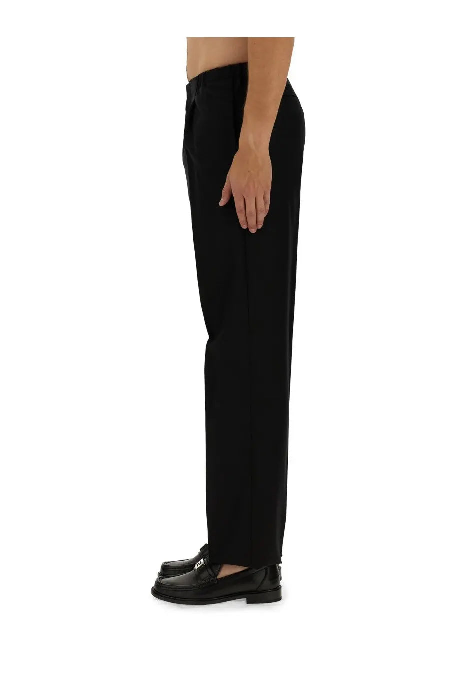 Fendi Men's Wool Pants Black, view 4