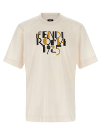 Fendi Fendi Roma Print Shirt White