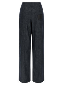 Fendi Fendi Roma Patch Jeans Blue