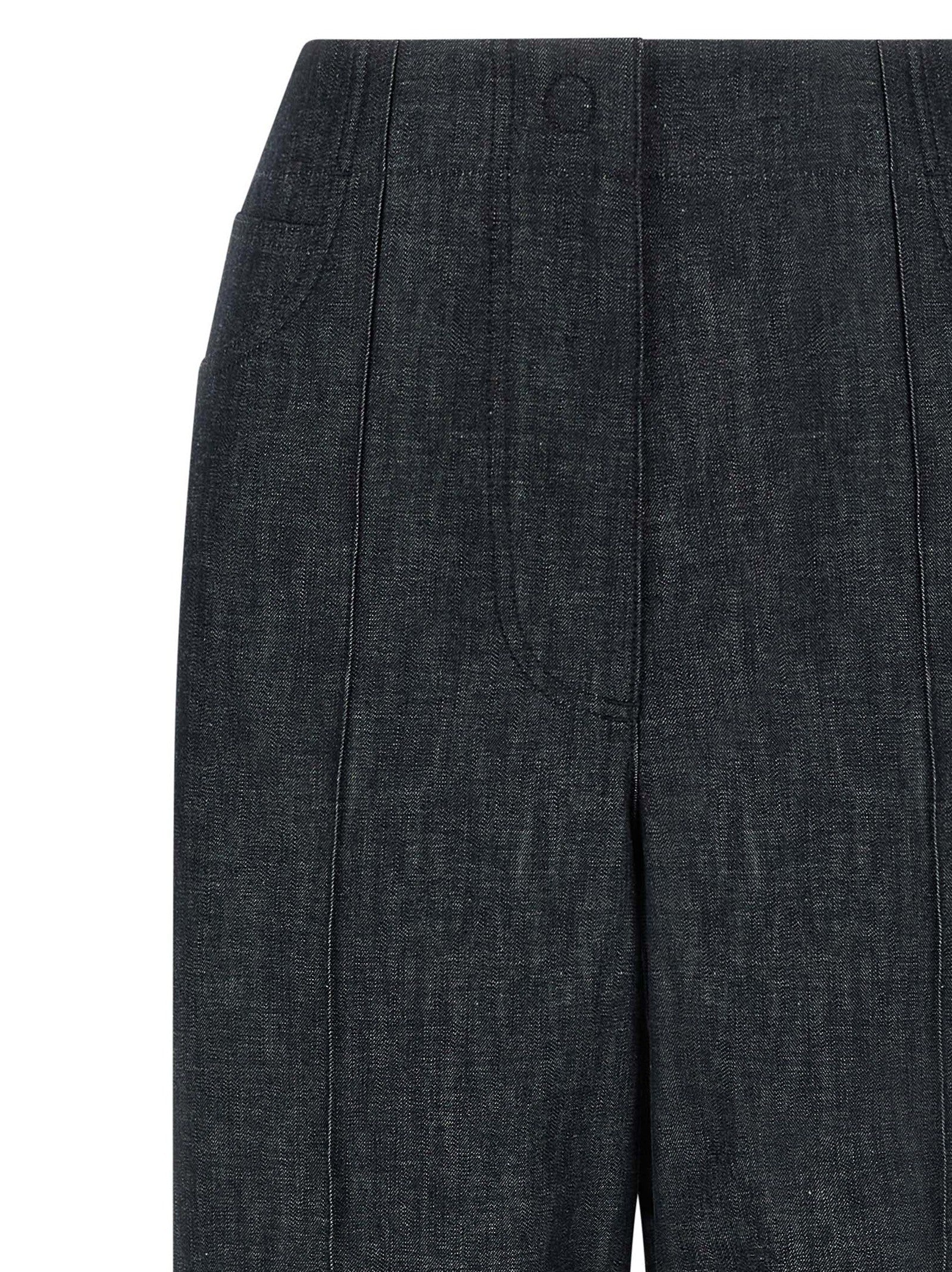 Fendi Fendi Roma Patch Jeans Blue