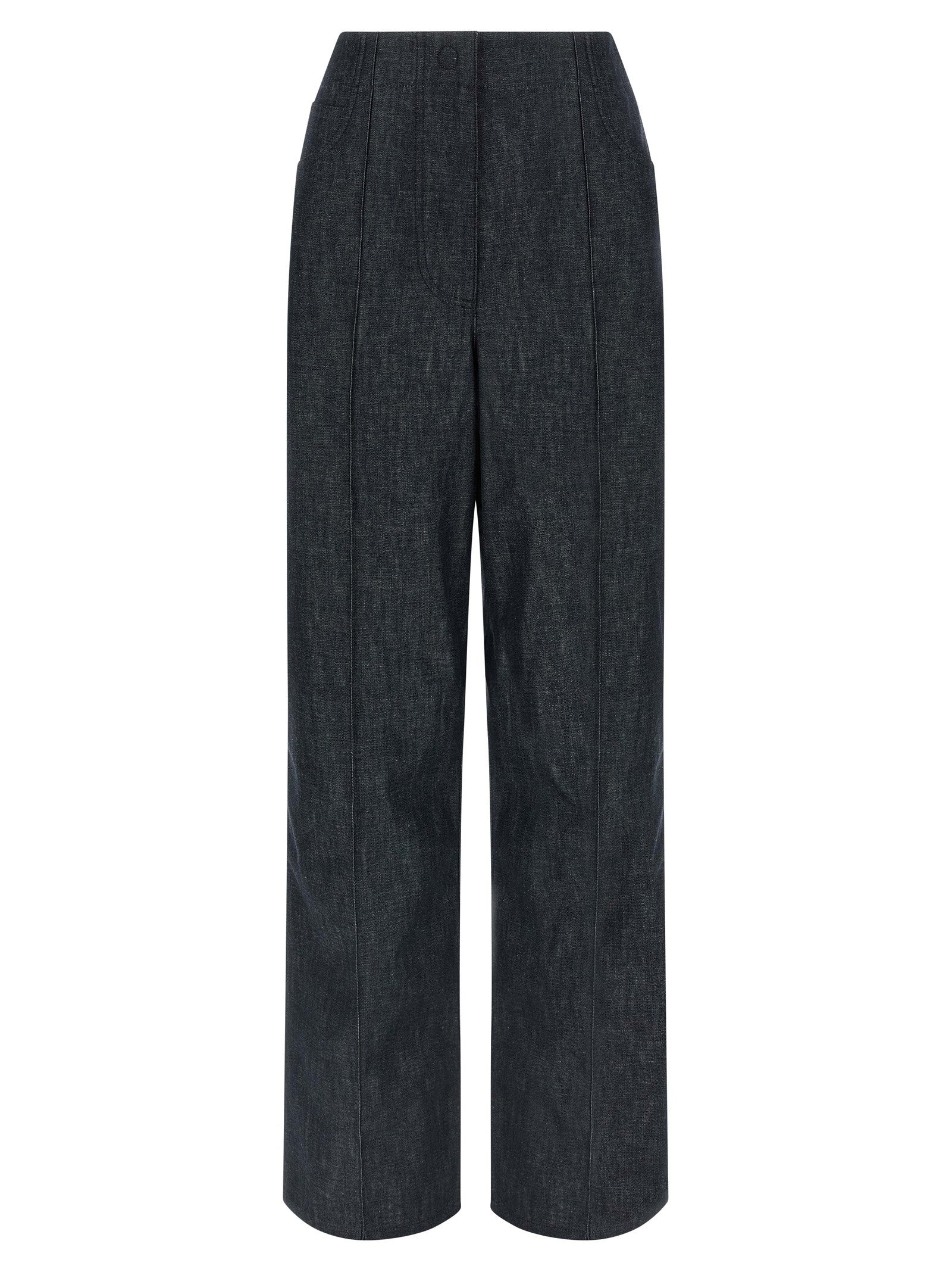 Fendi Fendi Roma Patch Jeans Blue