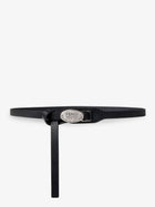Fendi Women's Fendi Selleria Cuoio Romano Leather Belt Black, view 3