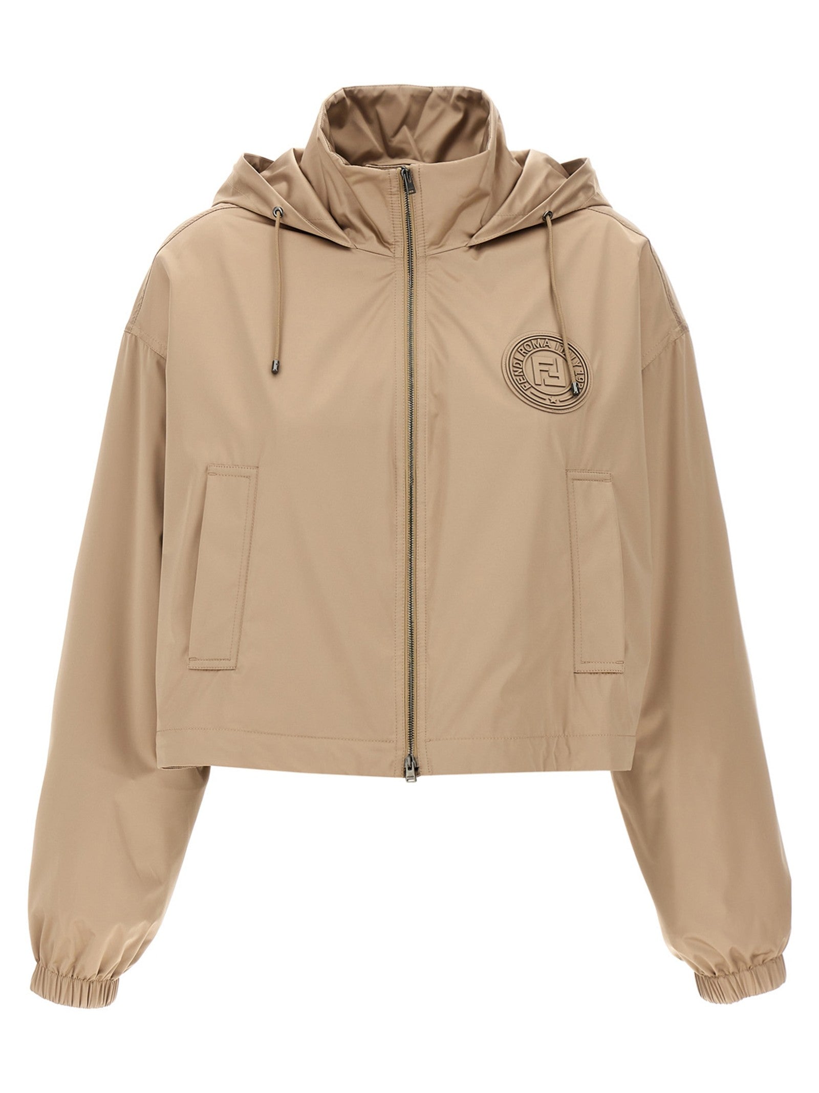 Fendi Fendi Stamp Anorak Brown