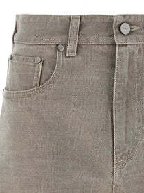 Fendi Fendi Stamp Shorts Beige