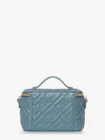 Fendi Women's Fendi Vanity Leather Crossbody Bag Grey