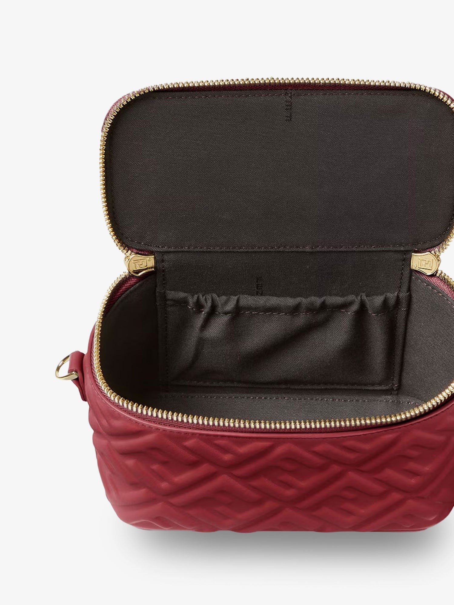 Fendi Women's Fendi Vanity Leather Crossbody Bag Red