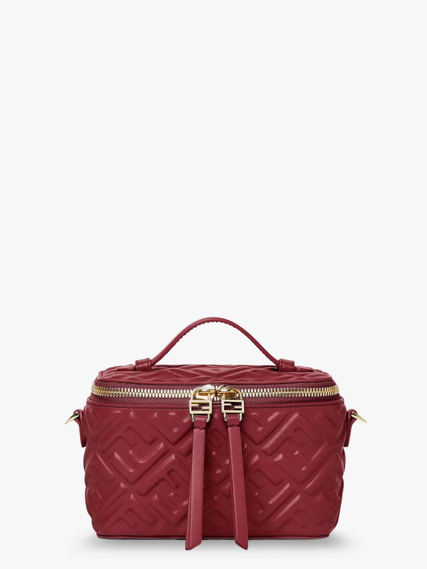 Fendi Women's Fendi Vanity Leather Crossbody Bag Red