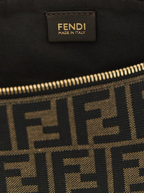 Fendi Fendi Vanity Small Pouch Brown