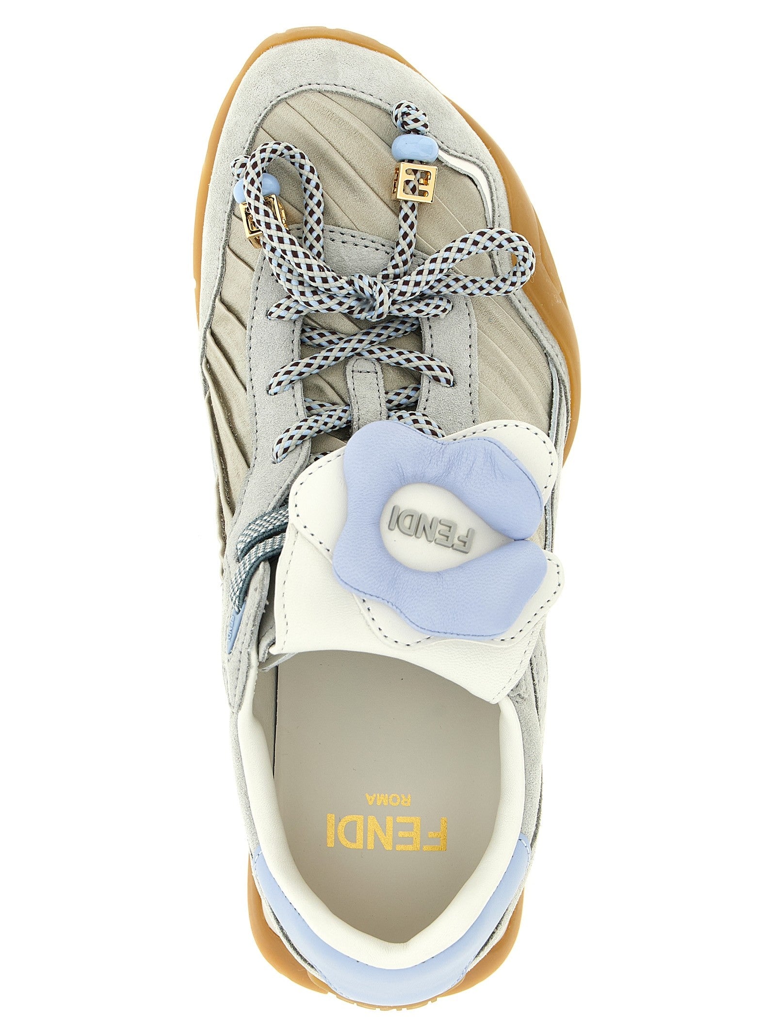 Fendi Fendi Wave Pulse Sneakers Grey