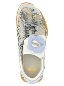Fendi Fendi Wave Pulse Sneakers Grey