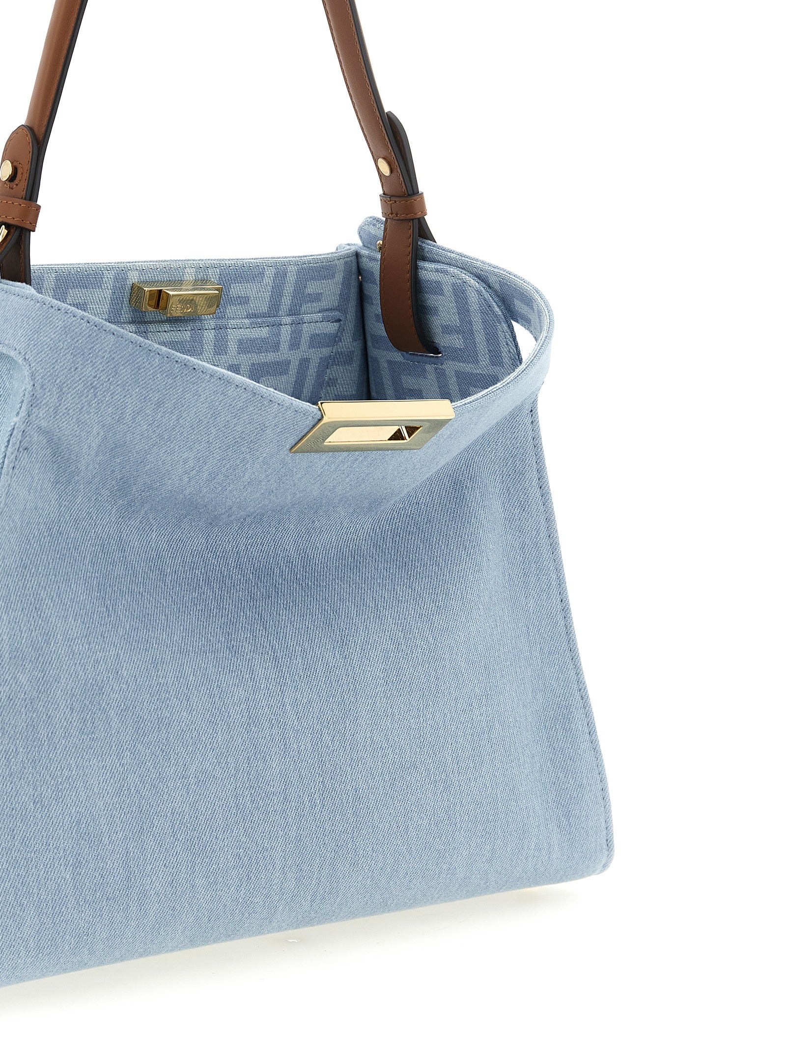 Fendi Fendi Way Medium Handbag Blue