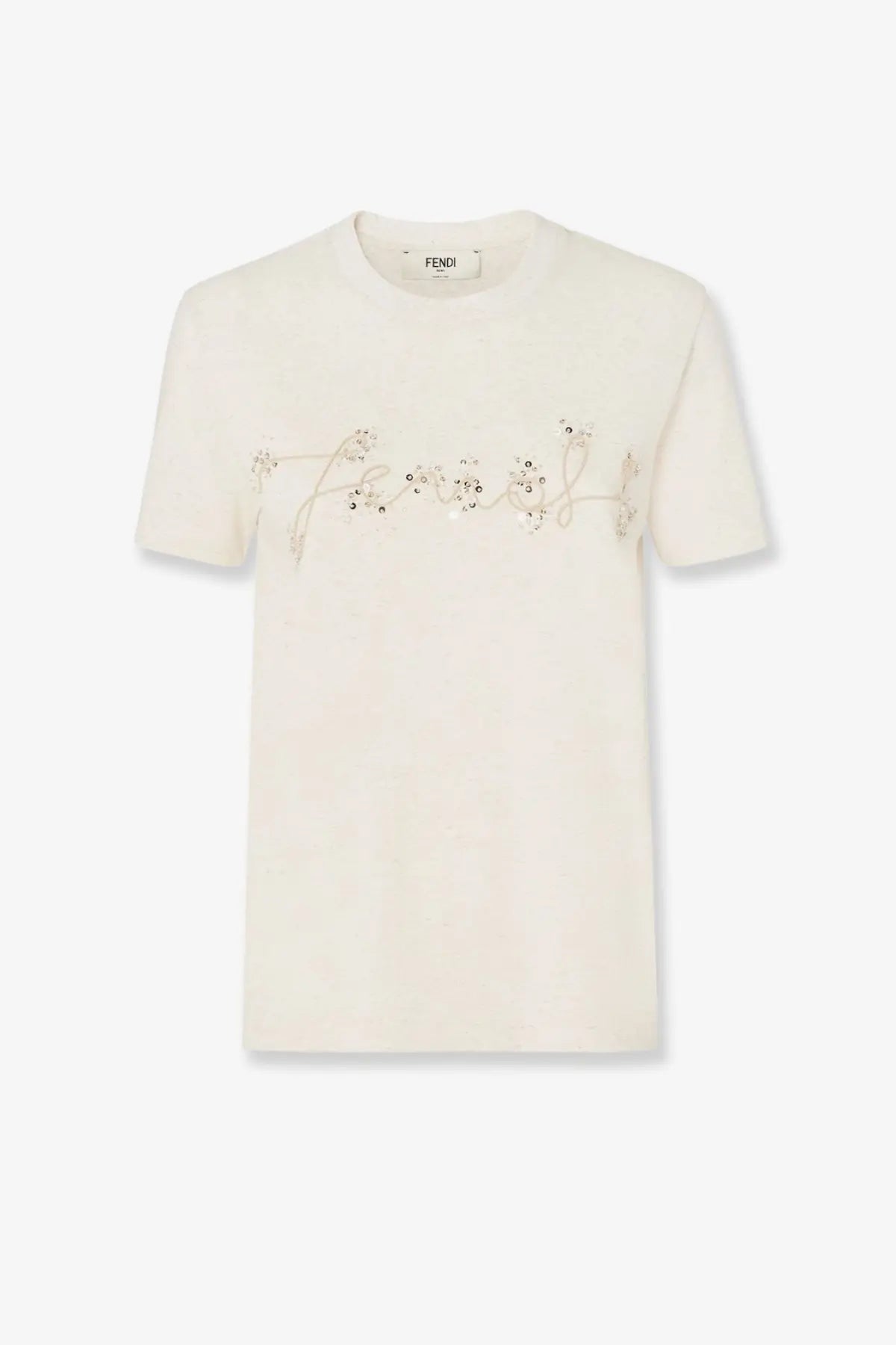 Fendi Women's Cotton Blend Shirt Beige