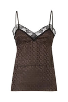 Fendi Women's Jacquard FF Top Brown