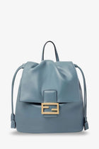 Fendi Women's Leather Backpack Grey