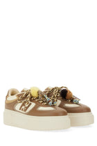 Fendi Women's Fendi Match Sneaker Beige, view 2