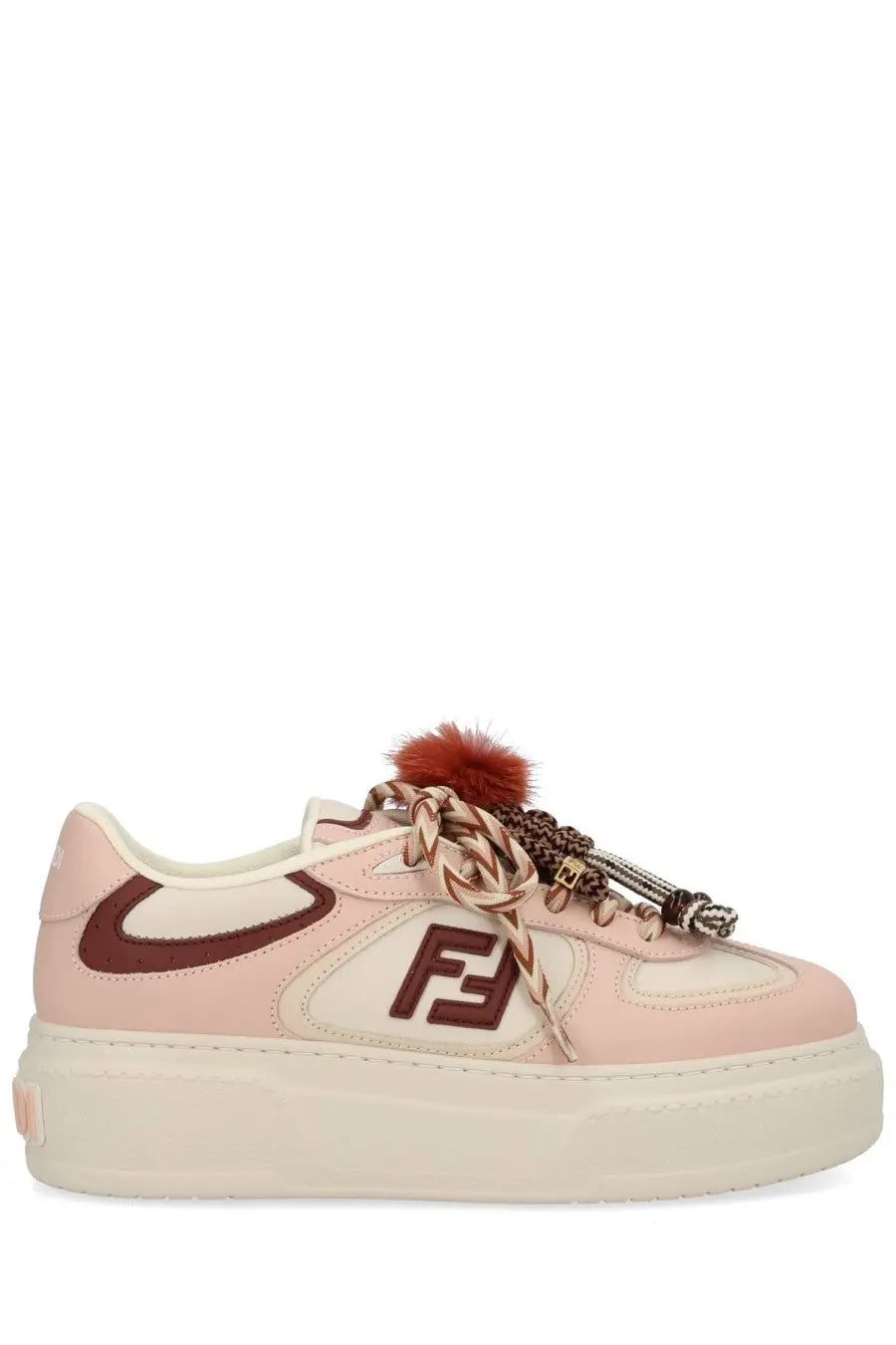 Fendi Women's Fendi Match Sneaker Beige