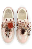 Fendi Women's Fendi Match Sneaker Beige, view 5