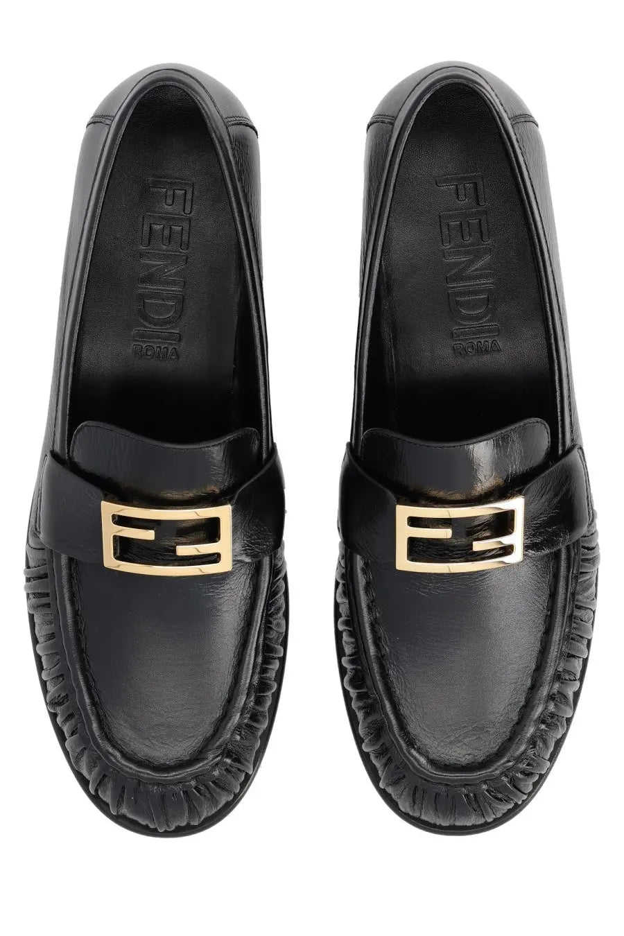 Fendi Women's Moccasin Baguette Black, view 5