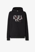 Fendi Women's Oversize Cotton Sweatshirt Black