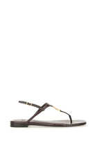 Fendi Women's Sandal Ffold Brown