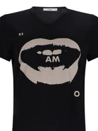 Fendi Women's Shirt with Print Ti Amo Black, view 3