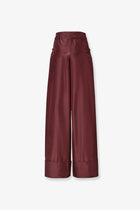 Fendi Women's Taffeta Trousers Purple, view 2