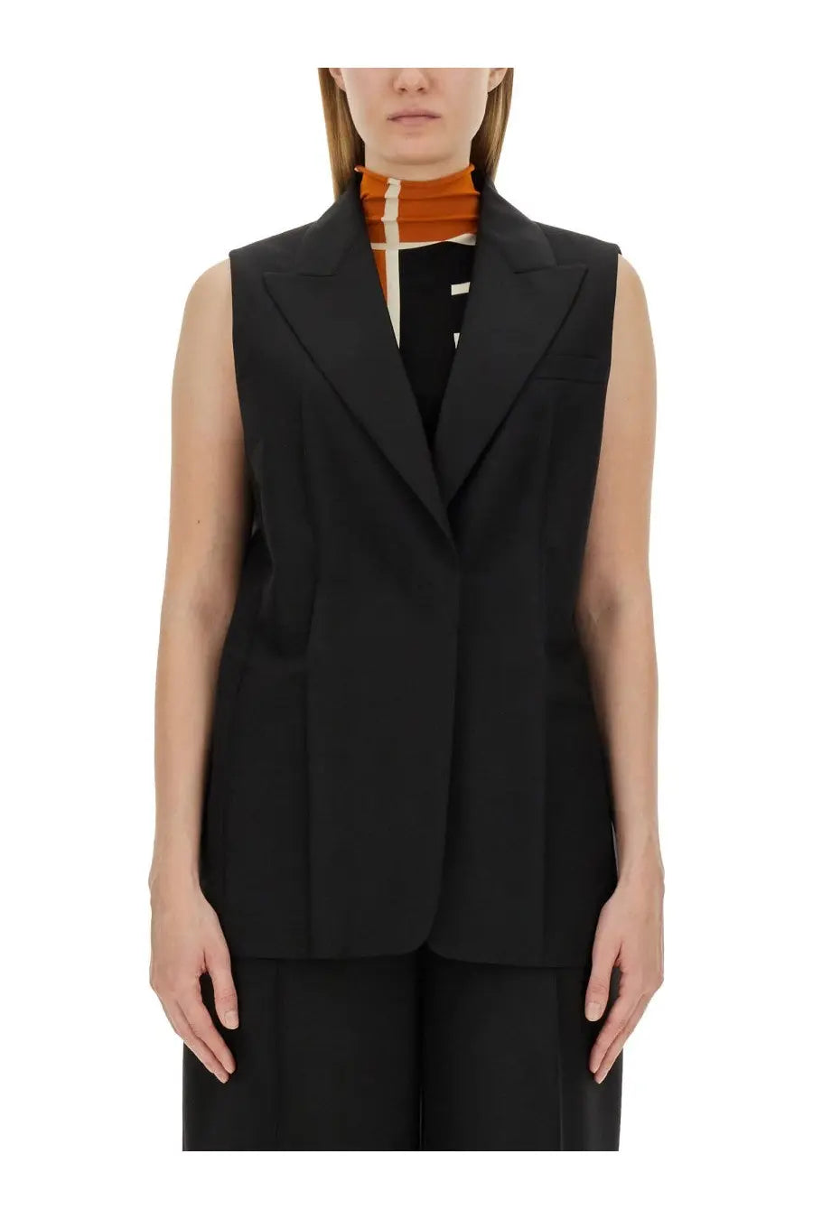 Fendi Women's Tailored Vest Black