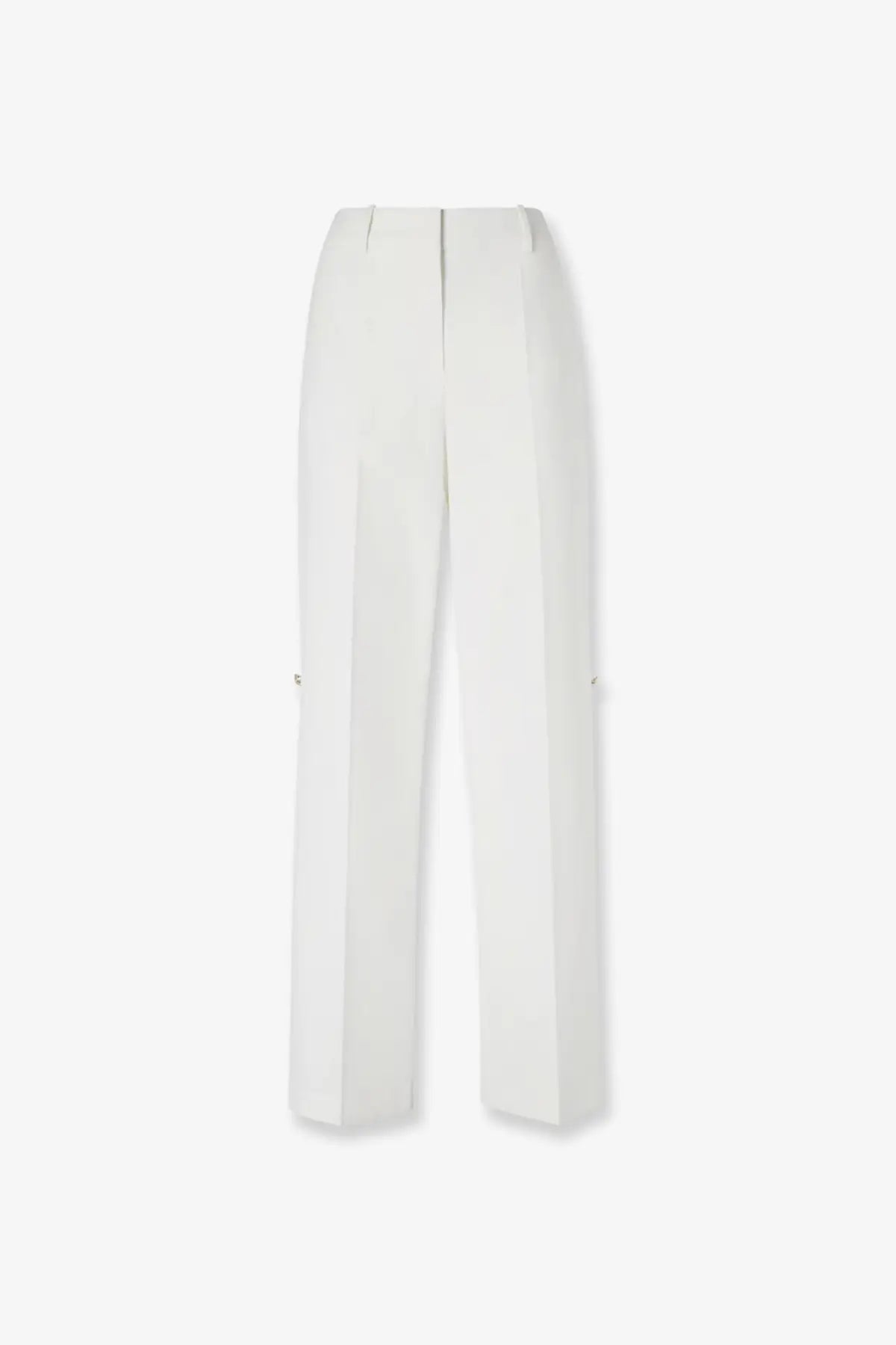 Fendi Women's Technical Canvas Trousers White