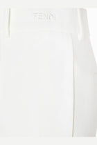 Fendi Women's Technical Canvas Trousers White, view 5