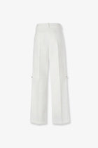 Fendi Women's Technical Canvas Trousers White, view 4