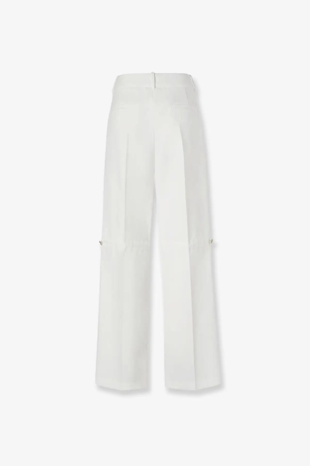 Fendi Women's Technical Canvas Trousers White, view 4