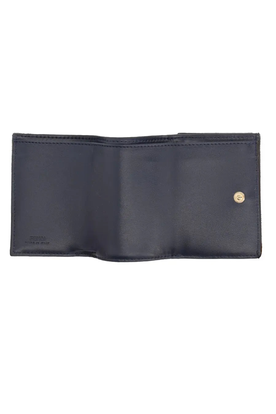 Fendi Women's Trifold Baguette Wallet Black, view 3