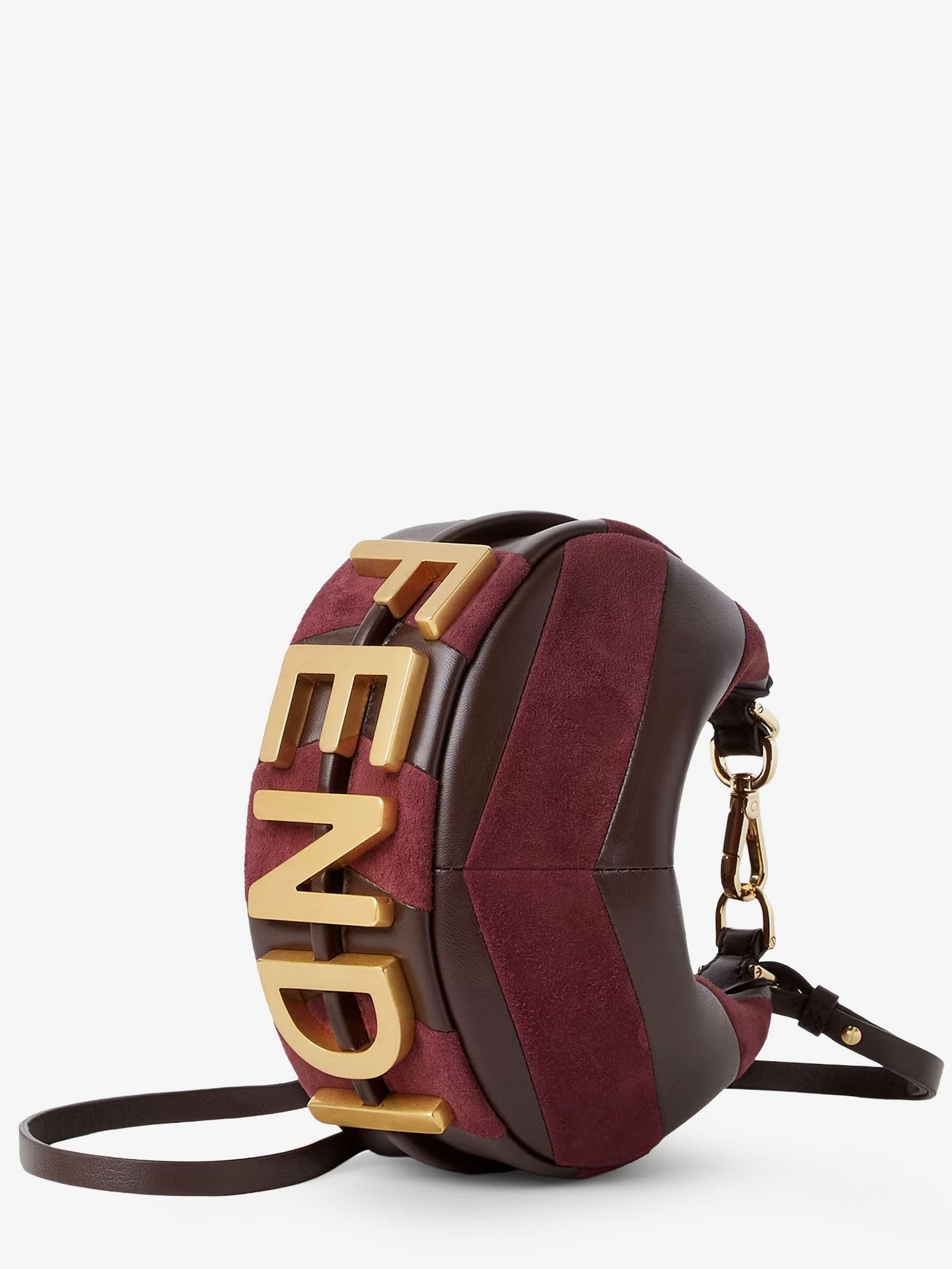 Fendi Women's Fendigraphy Mini Handbag Gold