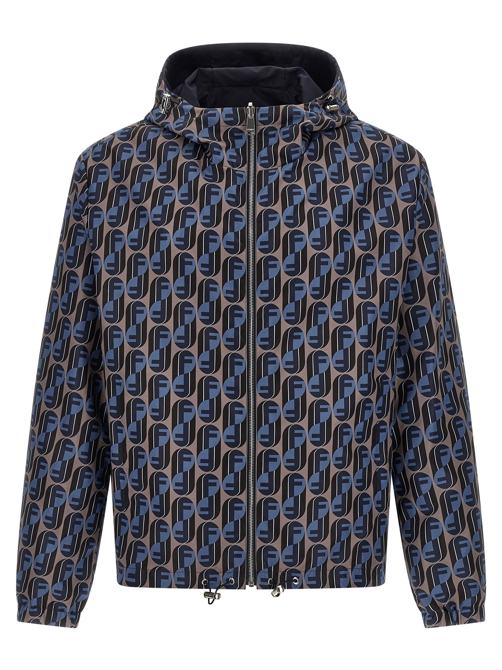Fendi Fendinity Reversible Windbreaker Blue