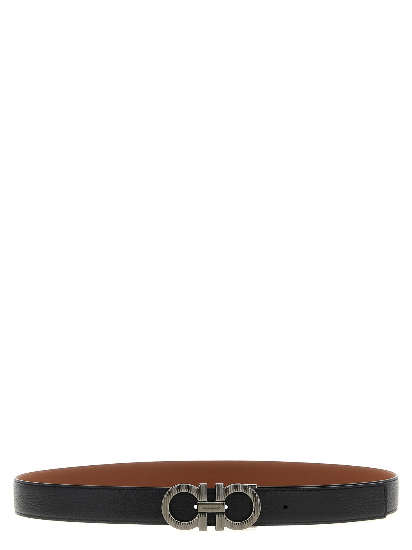 FERRAGAMO - FERRAGAMO - ’Gancini’ reversible belt - Men’s Accessories