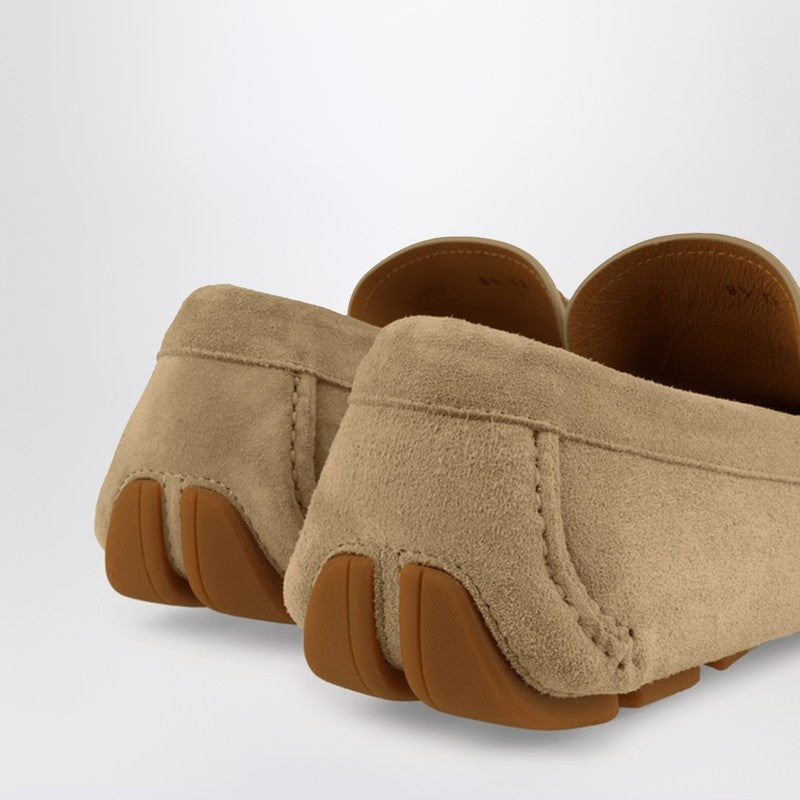 Ferragamo - Ferragamo Safari-colored Gancini Driver loafer - Flat Shoes
