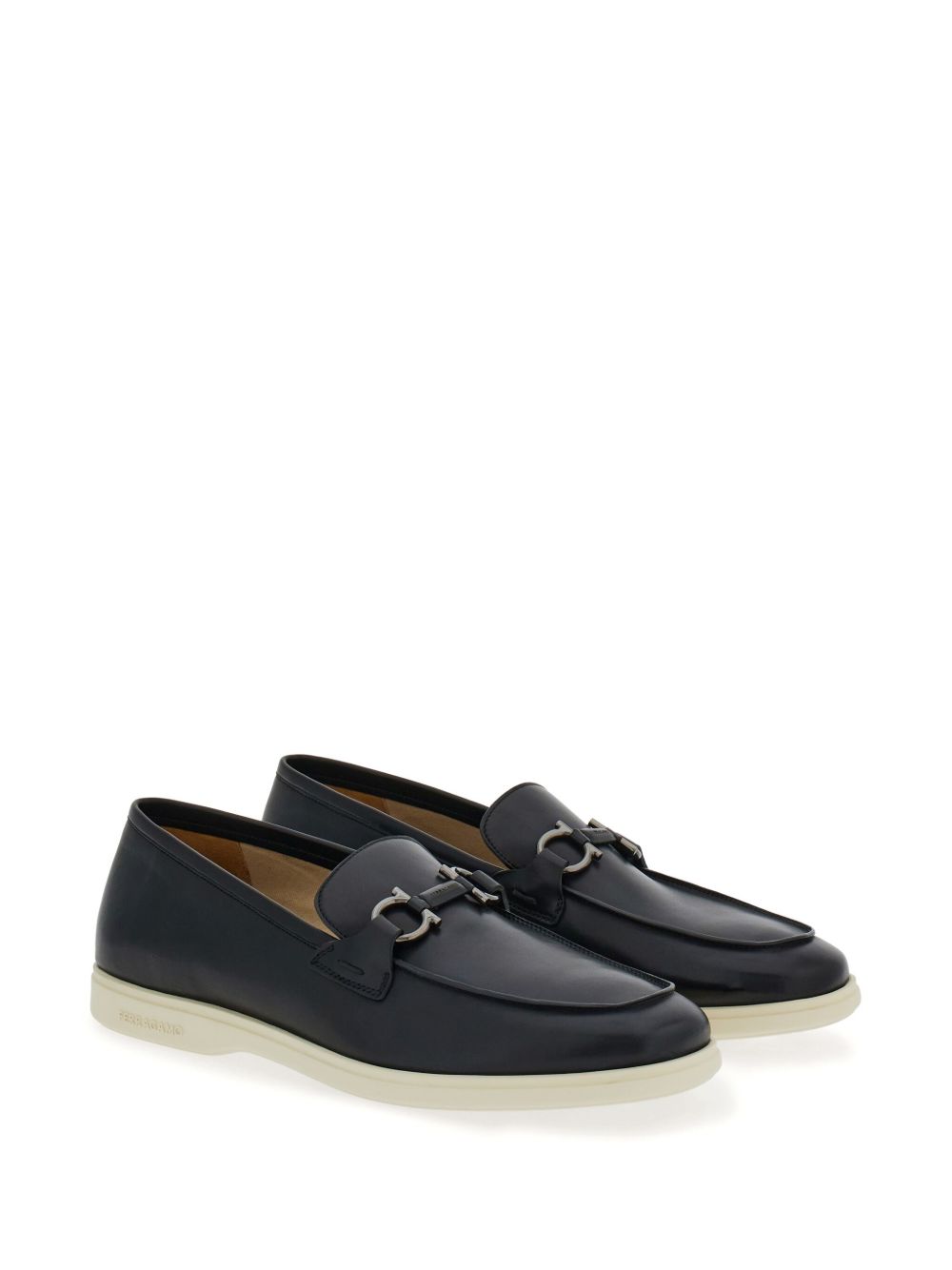 Ferragamo - Ferragamo Informal moccasin with Gancini ornament - Men’s Shoes